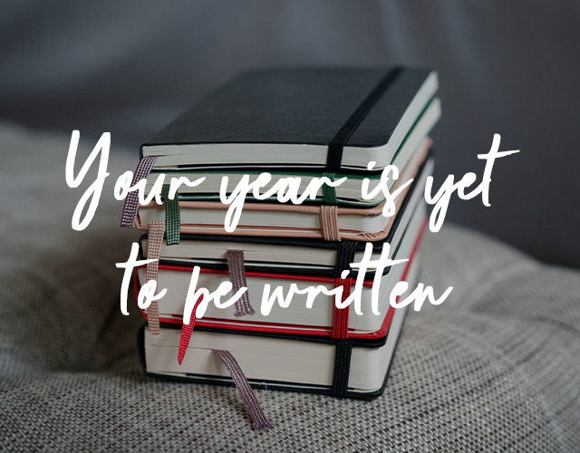 Your year is yet to be written